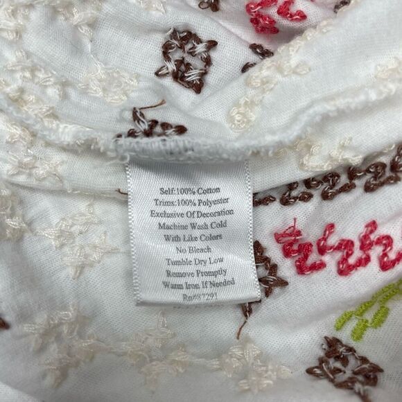 Johnny Was topper Blouse Open Front Embroidered size XS - Picture 11 of 12